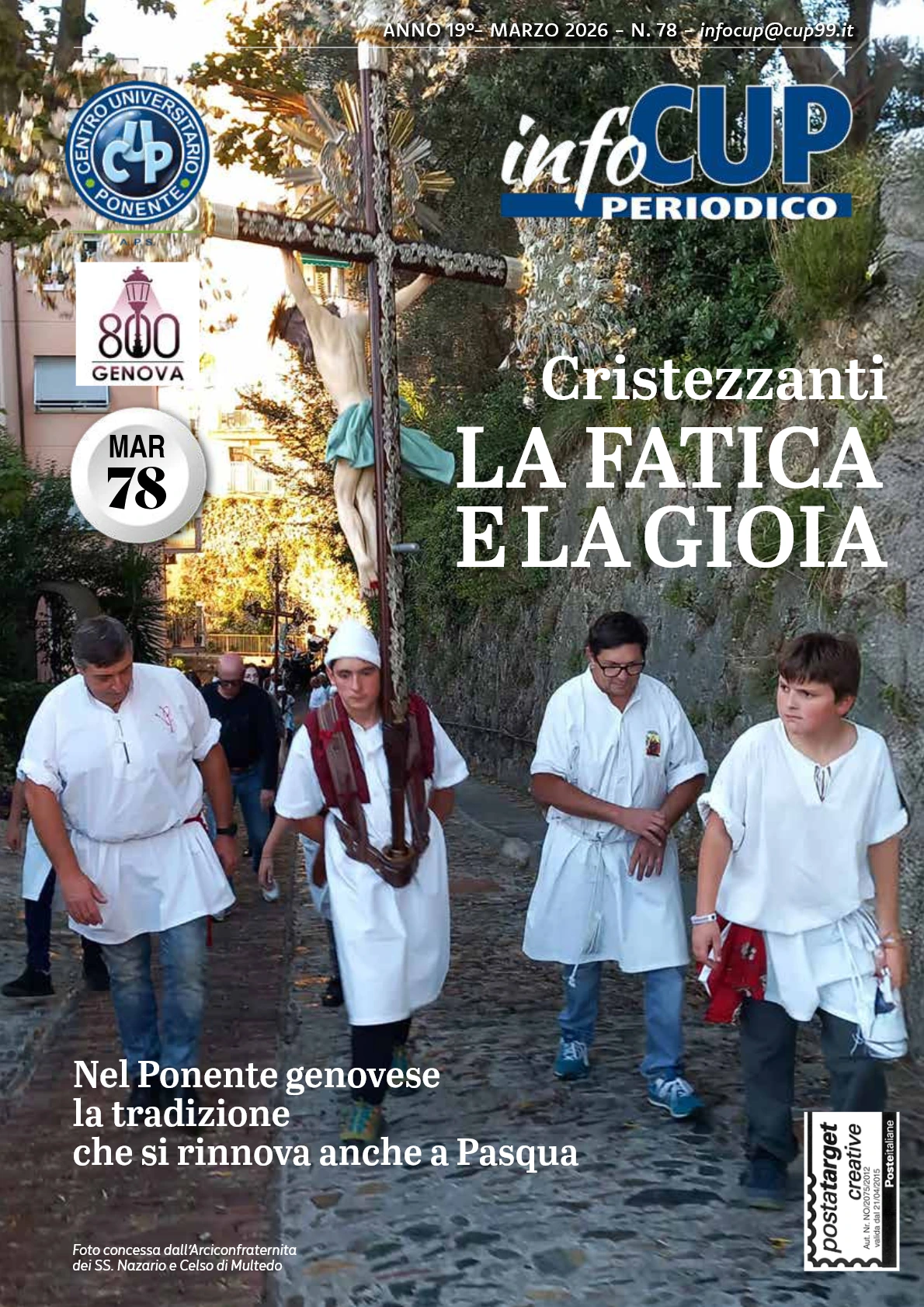 Copertina Periodico InfoCUP 76 Ottobre 2025 Nuovo formato A4