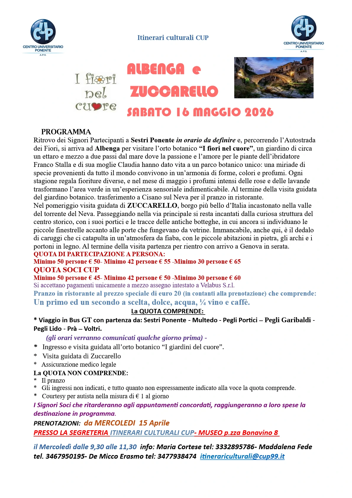 Locandina itinerario culturale luni e Sarzana 